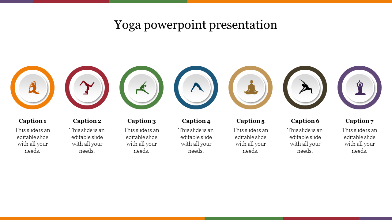 Free - Yoga PowerPoint Presentation Template Design 7-Node